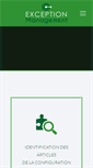 Mobile Screenshot of exception-management.net